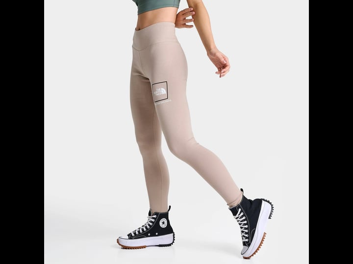 the-north-face-inc-womens-outline-leggings-in-pink-taupe-size-large-1