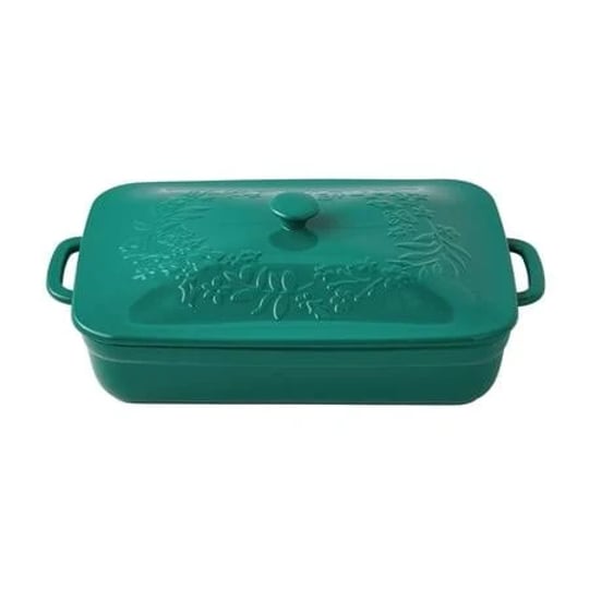 the-pioneer-woman-holiday-rectangular-ceramic-casserole-with-lid-green-size-9-x-14