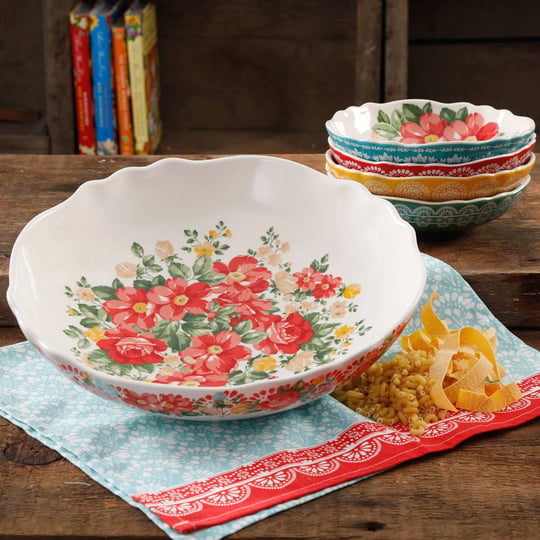 the-pioneer-woman-vintage-floral-5-piece-pasta-bowl-set-1