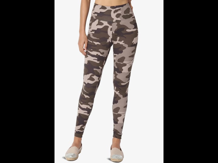 themogan-womens-army-camouflage-print-high-rise-microfiber-full-length-leggings-dusty-olive-s-size-s-1