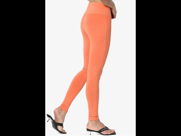 themogan-womens-plus-wide-waistband-cotton-compression-full-length-ankle-leggings-size-1xl-orange-1