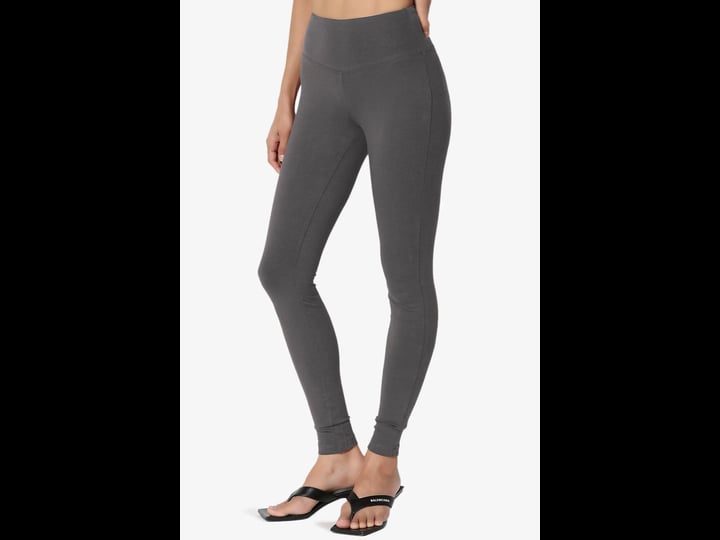 themogan-womens-plus-wide-waistband-cotton-compression-full-length-ankle-leggings-size-3xl-gray-1