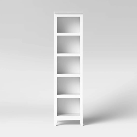 threshold-carson-narrow-bookcase-white-1