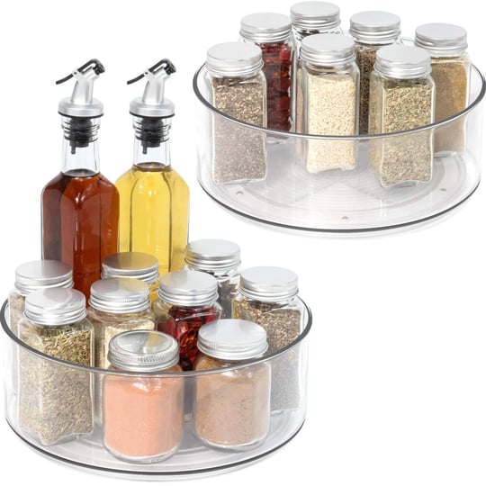 tiblue-lazy-susan-2-pack-round-plastic-clear-rotating-turntable-organization-storage-container-bins--1