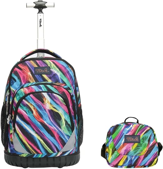 tilami-colorful-stripes-18-inch-rolling-backpack-with-matching-lunch-bag-1