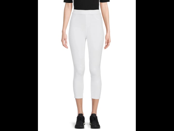 time-and-tru-womens-capri-jeggings-size-large-white-1