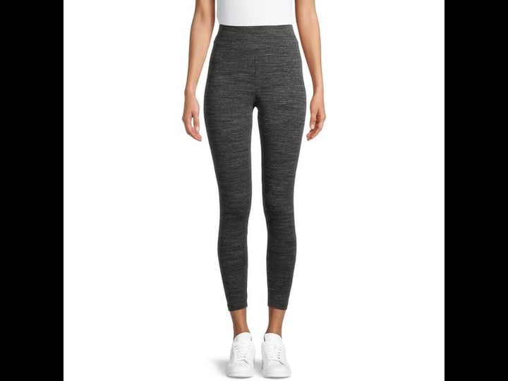 time-and-tru-womens-leggings-size-medium-gray-1