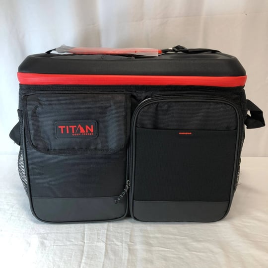 titan-50-can-collapsible-cooler-black-red-tabletop-with-2-drink-holders-lid-1