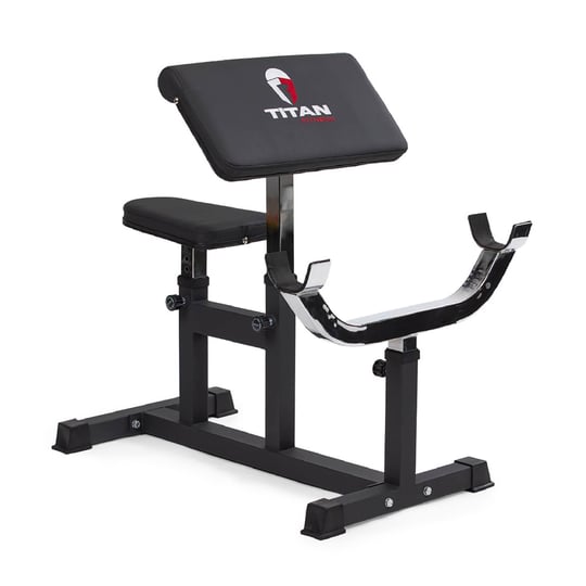 titan-fitness-adjustable-arm-preacher-curl-weight-station-seated-strength-training-fitness-bench-rat-1