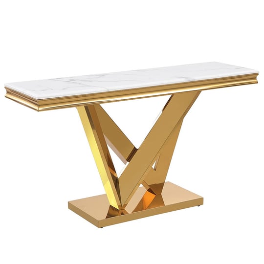 titan-gold-rectangle-faux-marble-console-table-1