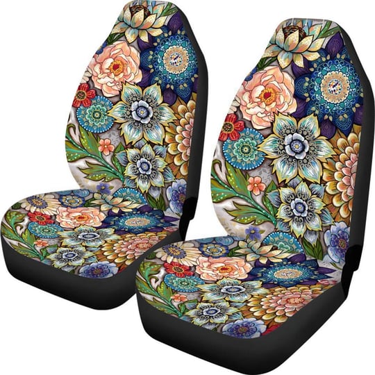 toaddmos-bright-blossoms-colorful-boho-floral-print-car-seat-covers-for-womenuniversal-auto-front-se-1