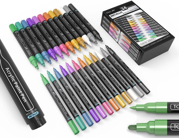 tooli-art-acrylic-paint-markers-paint-pens-special-colors-set-extra-fine-and-medium-tip-combo-for-ro-1