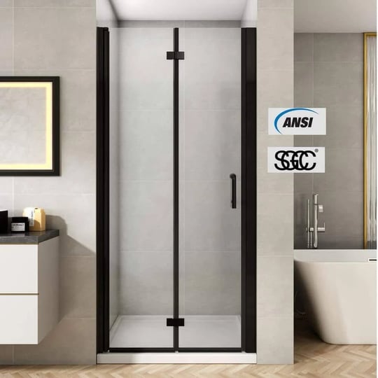 toolkiss-34-to-35-1-2-in-w-x-72-in-h-bi-fold-frameless-shower-doors-in-black-with-clear-glass-bfh34m-1
