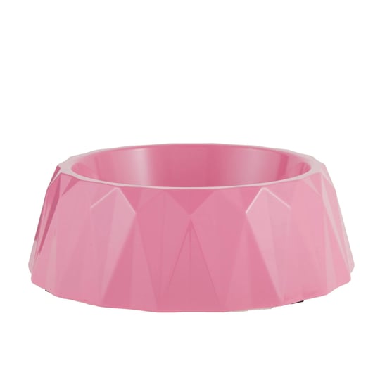 top-paw-textured-melamine-dog-bowl-3-cup-size-3-cup-petsmart-pink-1