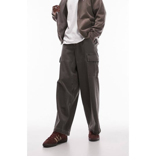 topman-baggy-cargo-pants-in-khaki-green-1
