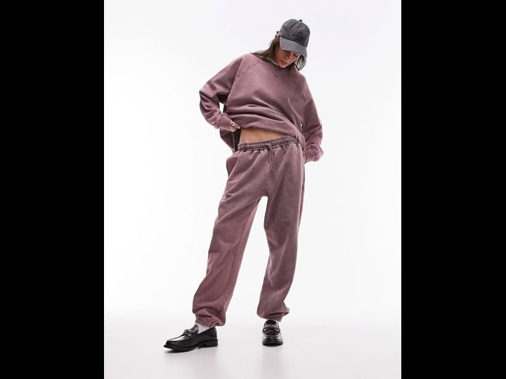 topshop-premium-acid-wash-cuffed-sweatpants-in-pink-part-of-a-set-1