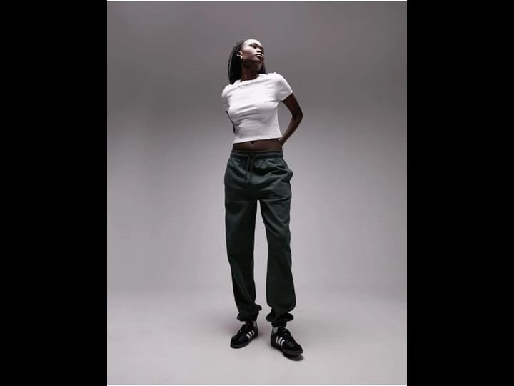 topshop-tall-oversized-cuffed-sweatpants-in-khaki-green-1