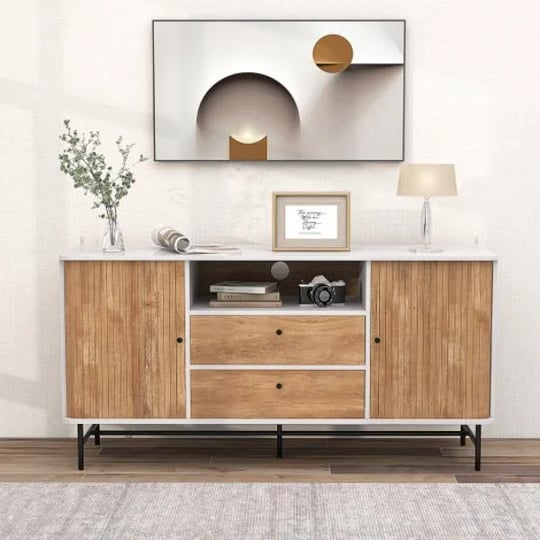 total-tactic-jv11102wh-mid-century-modern-buffet-sideboard-with-sliding-tambour-doors-2-storage-draw-1