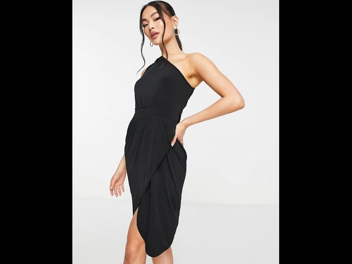 trendyol-one-shoulder-wrap-dress-in-black-1