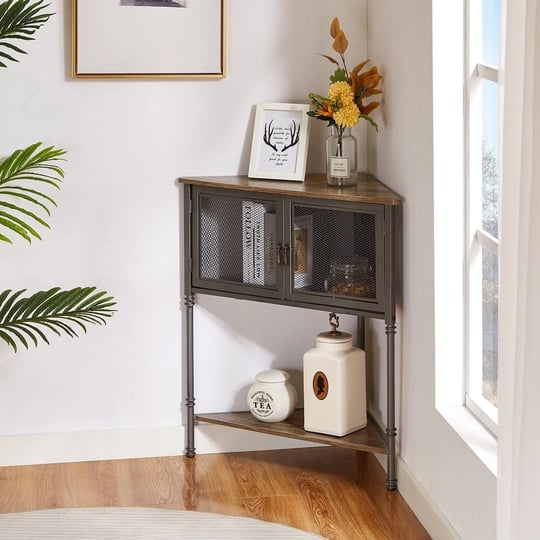 triangle-side-table-set-of-2-corner-table-with-3-tier-storage-shelf-rustic-brown-grey-1