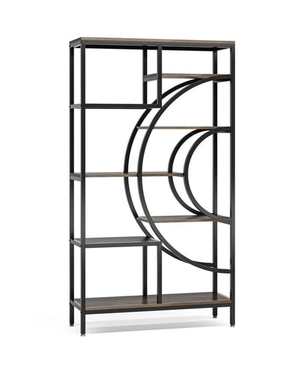 tribe-signs-71-inches-geometric-bookcase-industrial-8-tiers-bookshelves-rustic-etagere-bookcase-with-1