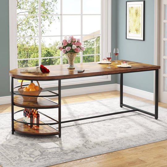 tribesigns-70-9-inch-dining-table-with-storage-shelf-for-4-2-tier-wood-kitchen-table-long-dinner-tab-1