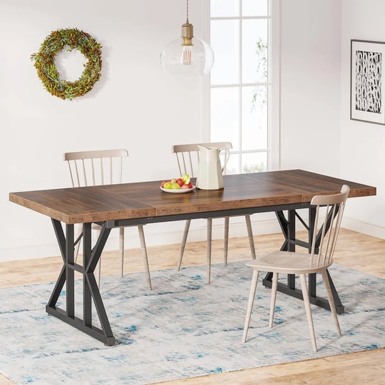 tribesigns-farmhouse-dining-table-for-6-people-70-8-inch-rectangular-wood-dining-table-rustic-kitche-1