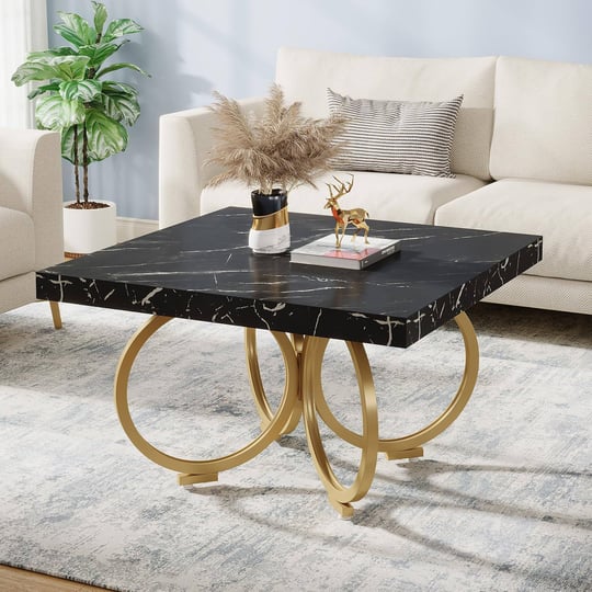 tribesigns-square-coffee-table-31-5-inch-modern-black-cocktail-table-with-gold-geometric-frame-faux--1