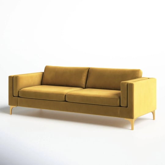 troian-89-upholstered-sofa-allmodern-fabric-mustard-performance-velvet-leg-color-gold-1