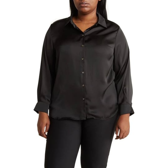 truth-womens-plus-size-long-sleeve-satin-button-down-shirt-black-1