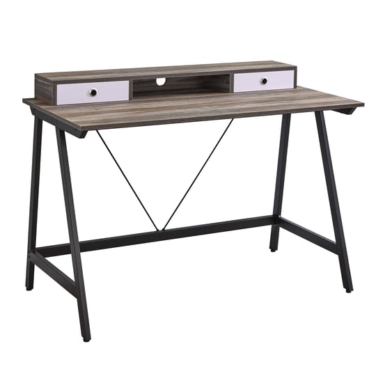 tucker-mid-century-writing-desk-with-drawers-driftwood-finish-black-1