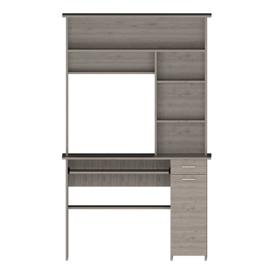 tuhome-compu-180-hutch-desk-multiple-shelves-retractable-keyboard-tray-cpu-door-panel-one-drawer-gre-1