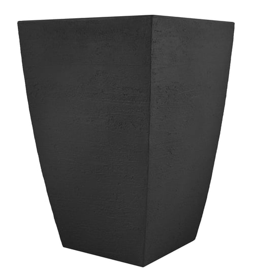 tusco-products-msqt23bk-modern-square-garden-planter-23-inch-black-1
