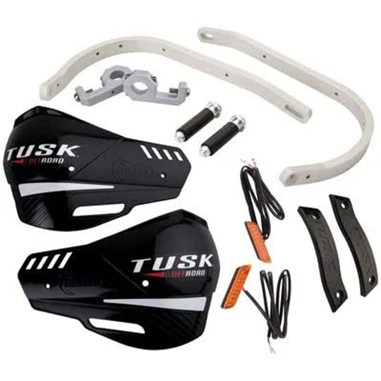 tusk-d-flex-pro-handguards-w-turn-signals-silver-bar-black-plastics-8