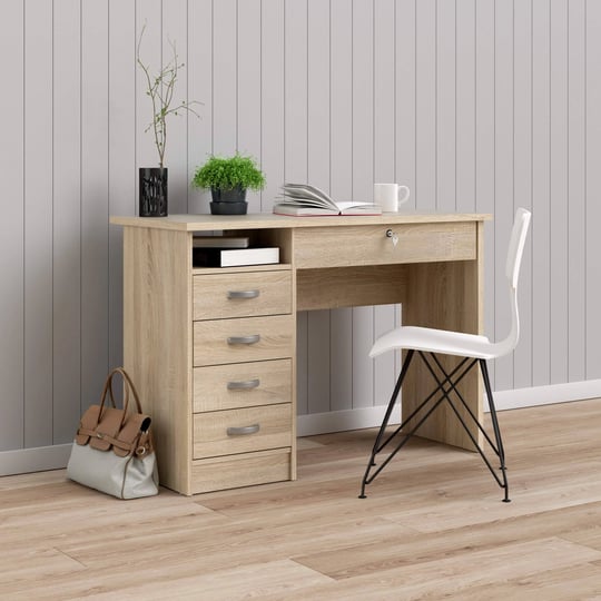 tvilum-oak-structure-walden-desk-with-5-drawers-1
