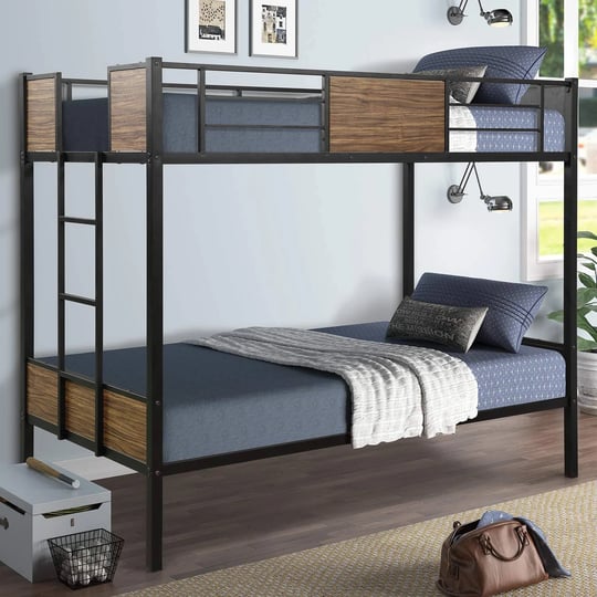 twin-over-twin-metal-bunk-bed-modern-style-heavy-duty-steel-frame-bunk-bed-with-safety-rail-built-in-1