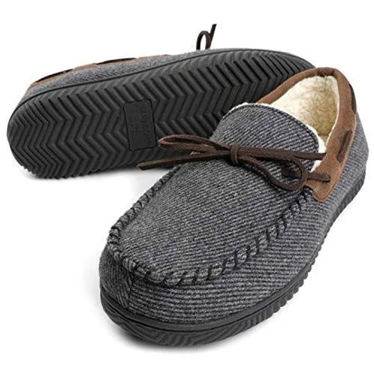 ultraideas-mens-austin-moccains-knit-slippers-with-tie-1