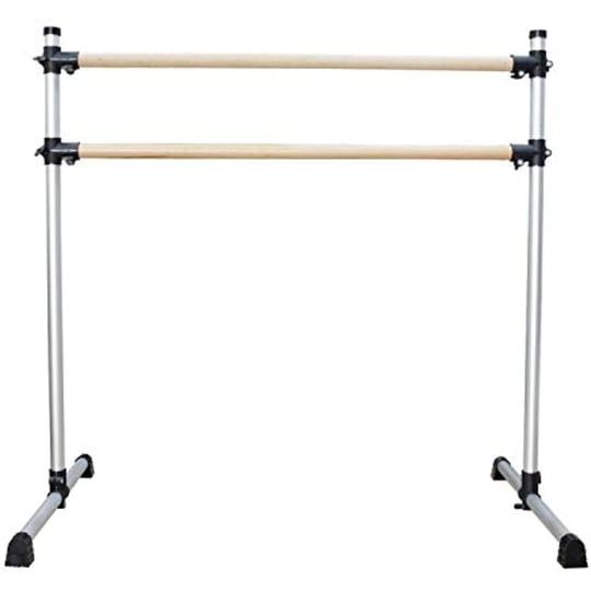 umeken-wood-ballet-barre-4-foot-portable-barre-bar-home-adjustable-double-freestanding-ballet-stretc-1