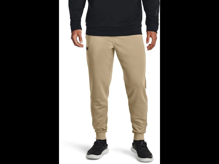 under-armour-mens-armour-fleece-joggers-brown-xxlt-1