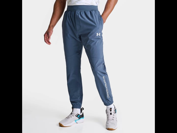 under-armour-mens-woven-jogger-pants-in-grey-downpour-grey-size-small-1
