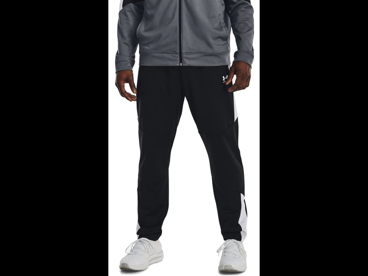 under-armour-tricot-track-pants-black-white-1