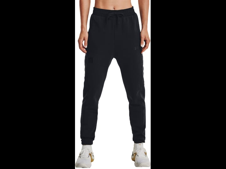 under-armour-womens-project-rock-fleece-pants-black-lg-1