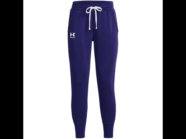under-armour-womens-rival-fleece-joggers-blue-sm-1