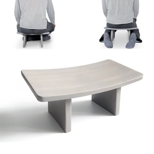 ungloo-meditation-bench-wide-tall-sturdy-stable-cross-legged-kneeling-stool-easy-on-hips-knees-medit-1