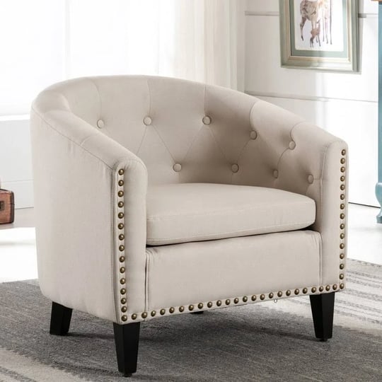 upholstered-accent-club-chair-with-wooden-legs-and-faux-leather-tan-1