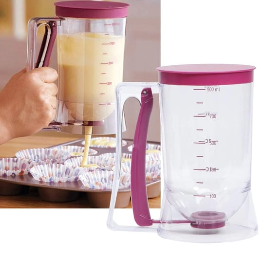 upkoch-pancake-batter-dispenser-with-measuring-label-for-baking-cupcakes-waffles-cakes-and-muffins-1