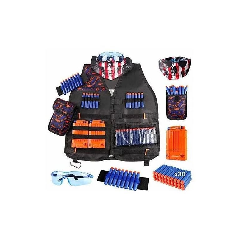 uwantme-kids-tactical-vest-kit-for-nerf-guns-n-strike-elite-series-with-refill-darts-dart-pouch-relo-1