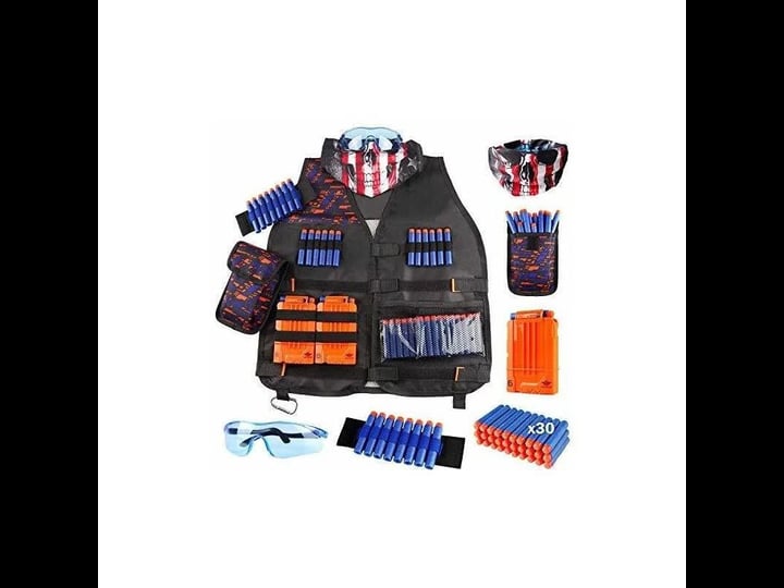 uwantme-kids-tactical-vest-kit-for-nerf-guns-n-strike-elite-series-with-refill-darts-dart-pouch-relo-1