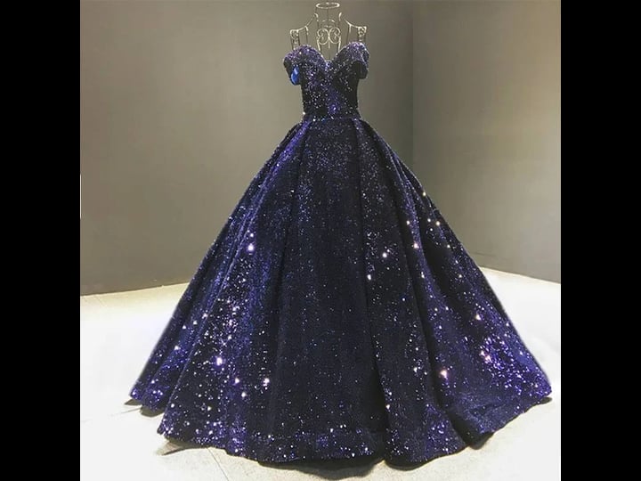 vampal-navy-blue-ball-gown-off-the-shoulder-sequin-princess-prom-dress-1