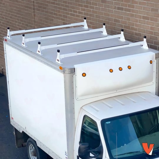 vantech-h1-ladder-roof-rack-for-trailers-box-trucks-top-mount-94-in-to-102-in-4-bar-rack-aluminum-wh-1